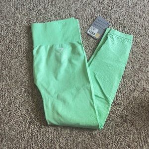 Gymshark Vital Seemless Leggings- Sour Pistachio Marl- Never been worn